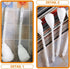 Abaodam Toilet Brush Cleaners White Soft Toilet Bowl Brush Mop Toilet Scrubber with Long Handle for Bathroom Accessories Toilet Scrubber Cleaning ...