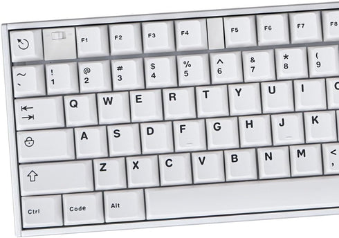 White Keycaps Set Cherry Profile Doubleshot Bow Keycaps 120 Keys Custom Keyboard Keycap for 60% 65% 70% 75% Cherry MX Gateron Kailh Switches Mecha...