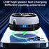 MEMO Magnetic Gaming Phone Cooler - Fast Wireless Charger 15W, Portable Semiconductor Radiator Fan, for iPhone/iPad/Android - Ideal for Gaming, Li...