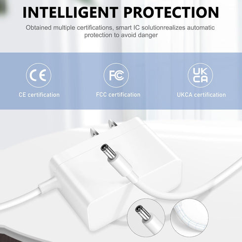 Baby Monitor Charger Compatible with Bonoch Video Split Screen Baby Monitor & Add-on Baby Camera BBM01 BBM02 BBM03 BBM05 Replacement AC Adapter Po...