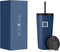 IRON °FLASK Classic Tumbler 2.0-2 Lids (Straw Flip), Vacuum Insulated Stainless Steel Water Bottle, Double Walled, Thermos Travel Mug - Twilight B...
