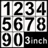 DXCYZ 3 Inch Tall Number Stencils Kit 0-9 Address Number Stencil, 10PCS Reusable Plastic Painting Number Templates for Mailbox Signs, Door, Cars, ...