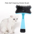 GLOGLOW Pet Grooming Brush, Self Cleaning Slicker Brush Short and Long Hair Shedding Brush for Dogs Cats Gently Removes Loose Undercoat(Blue) Hair...