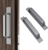 Adhesive Cabinet Drawer Handles Pulls - 2pcs Self-Stick Instant Aluminum Alloy Drawer Push Helper with 3M Adhesive Door Handle for Kitchen Cabinet...