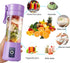 Portable Blender Cup,Electric USB Juicer Blender,Mini Blender Portable Blender For Shakes and Smoothies, juice,380ml, Six Blades Great for Mixing,...