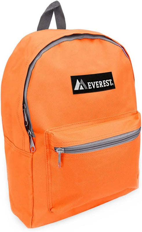 Everest Basic Backpack, Orange, One Size...