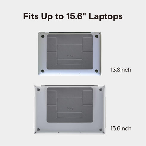 MOFT Laptop Stand for Desk, Adhesive Laptop Stand with 2 Adjustable Viewing Angles, Foldable and Portable Computer Stand Compatible with MacBook A...