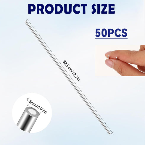 Flux Core Aluminum Welding Rods, 50 Pack Low Temperature Aluminum Welding Cored Wire, Solution Welding Flux-Cored Rods Welding Sticks for Electric...