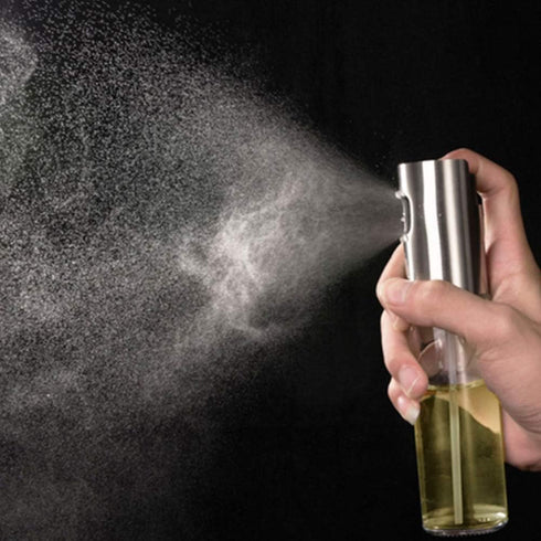 2 Pack Oil Sprayer for Cooking, Olive Oil Sprayer Mister for Air Fryer Kitchen Glass Bottle Versatile Spray Oil Dispenser Refillable Vinegar Sprit...