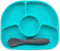 bbluev - Yuemi – Food Grade Silicone, BPA-Free, Suction Plate, Microwave & Dishwasher Safe, Anti-Spill Plate & Spoon Set w/Baby Utensils - for Bab...
