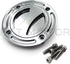 HTTMT MT249-042-CD Chrome Keyless Gas Cap Twist Off Fuel Tank Cap Compatible with 1997-2003 Suzuki GSX-R 600 1996-2003 GSX-R 750 2001-2002 GSX-R 1...