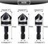 3Pcs Countersink Drill Bits 5 Flute 90 Degree Chamfering Countersink Drill Bit Set with 1/4'' Hex Shank Woodworking Chamfer Drilling Tool Carbon S...