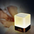 Bluetooth Speaker, Alarm Clock Bluetooth Speaker Multi-Color Changing Bedside Lamp, MP3 Player, Wireless Speaker with Lights, TF Micro SD Card Slo...