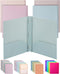 Mr. Pen- Plastic Folders with Pockets and Prong, 5 Pack, Muted Pastel Colors, Pocket Folders, File Fasteners, 2 Folder, Two...