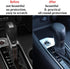 Car Gear Shift Knob Cover Fit for Nissan Altima 2019-2024, Artifical Leather Shift Knob Cover, Gear Shift Cover Compatiable with Altima 2020, Blac...