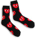 Big Smiley Heart Socks (Crew 5 Pairs) BS 15...
