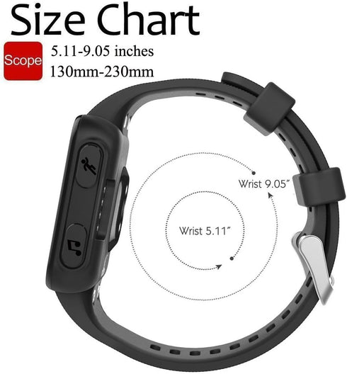Band for Garmin Forerunner 35, Soft Silicone Replacement Watch Band Strap for Garmin Forerunner 30 Smart Watch (No Tracker)...