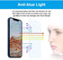 GLASS-M Anti-Blue Light Screen Protector for iPhone 12 Mini, Eye Protection 9H Tempered Glass Film, Full Coverage Blue Light Blocking Screen Cover...
