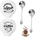 4 PCS Coffee Spoon Rest and Spoon Teaspoon Rest Ceramic Coffee Spoon Holder Rests for Coffee Station Decor, Small Porcelain Spoon Holder 3.5 Inch ...