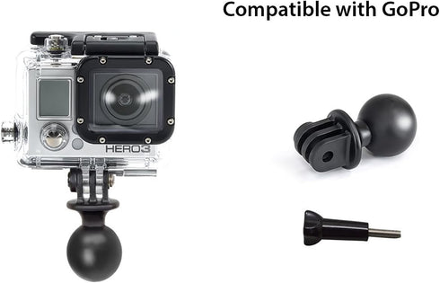 Sport Camera Adapter w/1" Ball for RAM Mounts - Universal Conversion Adapter | This Vertical Adapter Allows You to Use Sport Camera with Any RAM S...