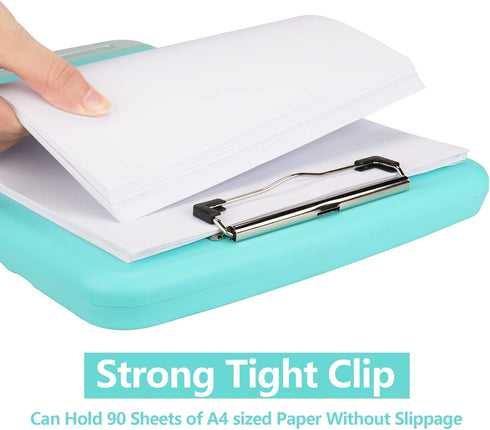 Clipboards a4 Clip File A4 Binder Storage Nursing Clipboard Plastic Side Opening Box Waterproof PVC Flip Material Document Drawing Pad Clip Organi...