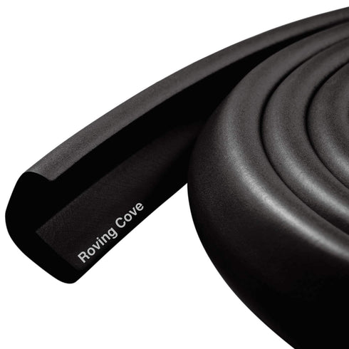 Roving Cove HeftyFit Edge Protector for Baby Proofing (6ft Large Edge Only), Heavy-Duty Soft Rubber Foam Furniture Edge Bumper Guards, Desk Edge C...