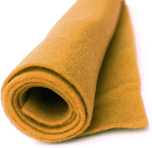 National Nonwovens Antique Gold - Premium Acrylic Felt XL Craft Sheet - 1 12x18 inch Sheet...