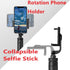 66" Selfie Stick Tripod for Cell Phone & Camera, All in 1 Expandable Phone Tripod with Remote Control and Rotate Phone Holder, Portable Tripod for...