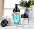 SheeChung Mason Jar Foaming Soap Dispenser-Rustproof Stainless Steel Lid & Foaming Soap Pump, Refill Foam Hand Soap Dispenser Glass for Bathroom K...