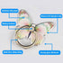 Cell Phone Ring Holder Stand, Cute Butterfly Phone Ring Grip Holder 360° Rotation Finger Kickstand Compatible with All Smartphones Tablet(1Pack Pu...