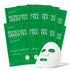 GLAM UP Sheet mask Refreshing Green Tea (10 sheets) - Revitalize Dull Skin. Dark Circle Fighter Nature made Freshly packed Daily Skin Therapy Orig...