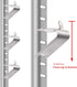 920158 Refrigerator Shelf Clips Freezer Shelf Clip Cooler Shelf Support Commercial Shelf Clip for Fridge(8 Pieces)