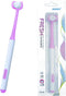3 Sided Autism Toothbrush Three Bristles for Special Needs Adult Soft Bristles Soft and Gentle for Complete Tooth and Gum Care (PINK 1PCS)...