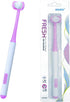 3 Sided Autism Toothbrush Three Bristles for Special Needs Adult Soft Bristles Soft and Gentle for Complete Tooth and Gum Care (PINK 1PCS)...
