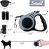 Retractable Dog Leash, 10 FT Dog Leash for Small Medium Dogs up to 22lbs, Pet Tape with Anti Slip Handle and Lock Nylon, 1 Silicone Dog Bowl, 1 Di...