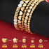 TsMADDTs Pearl Beads for Bracelets, Bracelets Making Kit with Pearl Beads for Jewelry Making Gold Spacer Beads for Adults Girls DIY Friendship Bra...