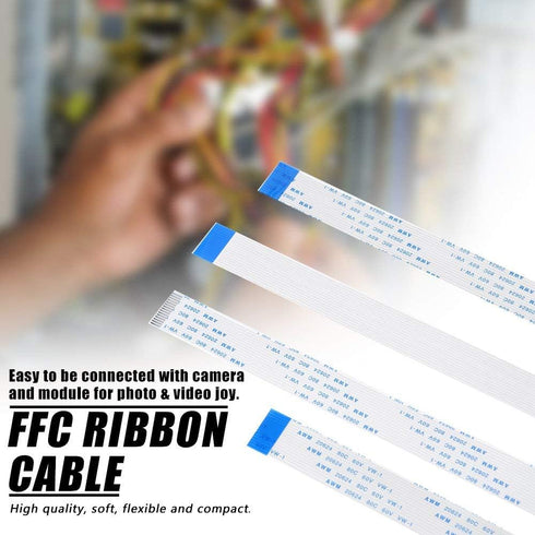 3pcs/Set 15 Pin 30cm 50cm 100cm FFC Ribbon Flexible Flat Cable for Raspberry Pi Module Camera...