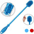 Silicone Bottle Cleaning Brush with Long Handle, Water Bottle Cleaner for Baby Bottles, Hydro Flask, Sports Bottle, Vase, Glassware, Perfect for S...