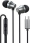 iRAG A101C USB C Headphones Earbuds with Microphone - Wired Type C Plug in in-Ear Earphones for Samsung Galaxy, Google Pixel and Most USB C Device...