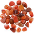 Hilitchi Reddish Brown Agate Stone Tumbled Stones for Plants Cacti & Succulents Bedding, Vase Filler, Landscape Bottom Decoration (About 1lb(455g)...
