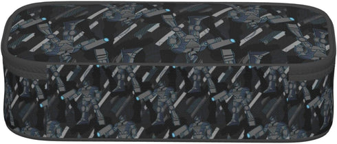 Robotic Warrior Pencil Case Big Capacity Multi Compartment Stationery Box Robot Pencil Pouch Holder Desk Organizer For School Office Home...