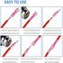 100PCS Heat Shrink Bullet Connectors, Heat Shrink Female & Male Connectors Bullet Terminals, Insulated Waterproof Marine Crimp Automotive Connecto...