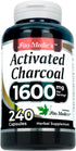 FITO MEDIC'S Lab | activated charcoal pills| 1600 mg per serving | 240 Caps | activated charcoal | charcoal capsules| charcoal pills| Ultra high A...