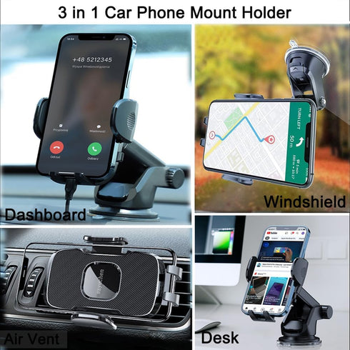 Car Cell Phone Holder Mount fit for Ford F150 F-150 Maverick Bronco/Bronco Sport Ranger Explorer Escape Edge Fusion Expedition F250 F350 Super Dut...