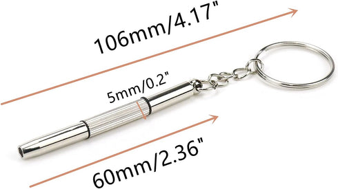 4-in-1 or 3 in 1 Repair Kit Screwdriver Keychain Eyeglass Repair kit - 20pcs...