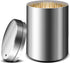 Stainless Steel Metal Toothpick Holder Dispenser Thickening Tooth Picks Lot Container with 500 Pieces Bamboo Round Toothpicks for Teeth and Appeti...
