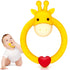SHARE&CARE BPA Free Silicone Giraffe Baby Teether Toy with Storage Case, for 3 Months Above Infant Sore Gums Pain Relief and Baby Shower, Baby Tee...