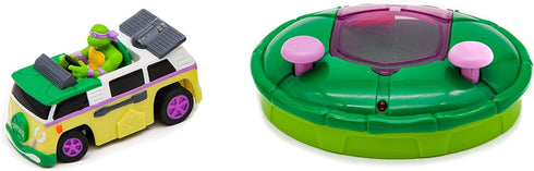 Teenage Mutant Ninja Turtles 3" Micro Shell Racers, Donatello, Ages 5+ - 2.4 Ghz Rc Vehicle with Turtle Half Shell Controller - Collect All 4!...