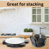 Pot and Pan Protectors, Set of 3 Grey Felt Pot and Pan Separators Pad Pot Dividers Anti-Slip Pad for Stacking and Protecting Cookware Avoid Scratc...