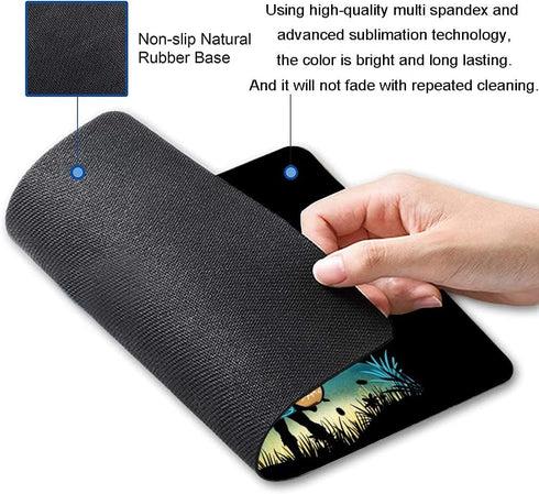 Anime Square Custom Mouse Pad, Gaming Mouse Pad Non-Slip Rubber Base, Laptop Mouse Pad, Office Desktop Mouse Pad (AB-04)...